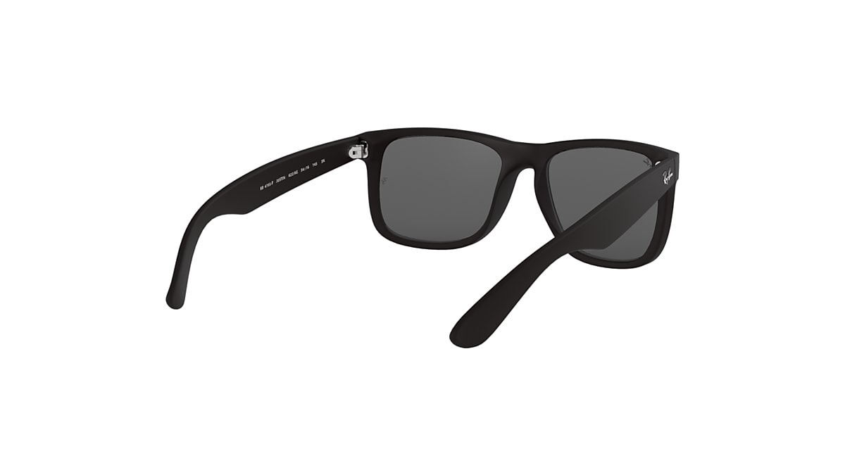 JUSTIN COLOR MIX Sunglasses in Rubber Black and Silver