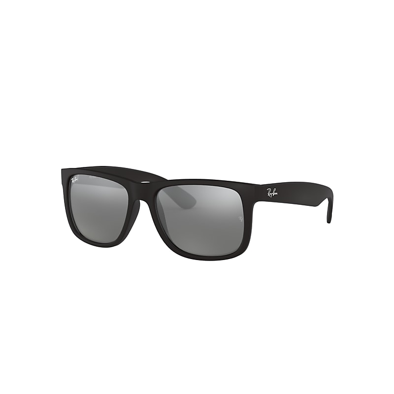 Ray-Ban Justin Color Mix Sunglasses Black Frame Silver Lenses 58-17