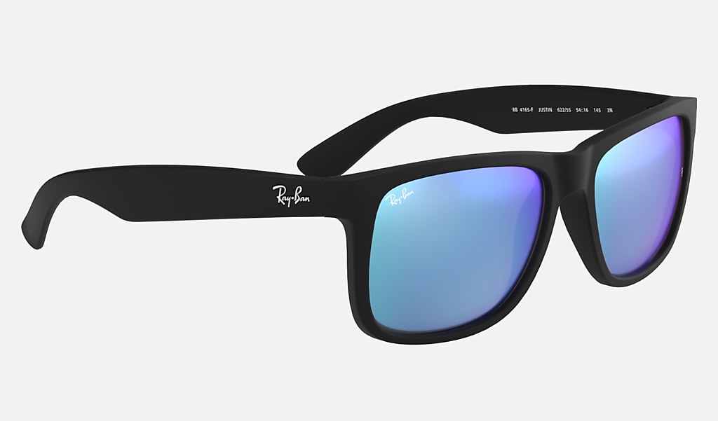 kan niet zien uitblinken huurder Justin Color Mix Sunglasses in Black and Blue - RB4165F | Ray-Ban® US