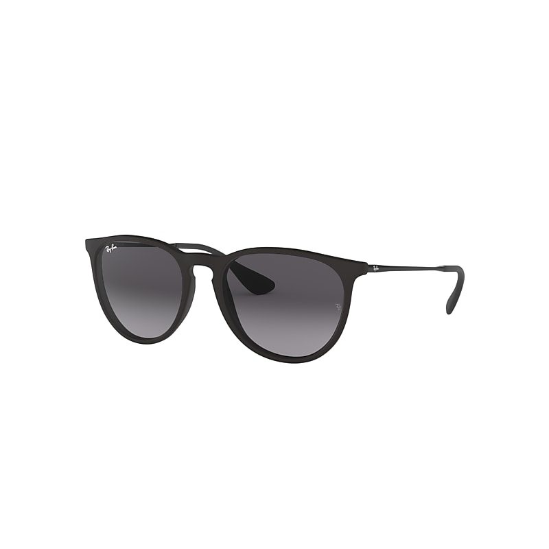 Ray-Ban Erika Classic Sunglasses Black Frame Grey Lenses 57-18