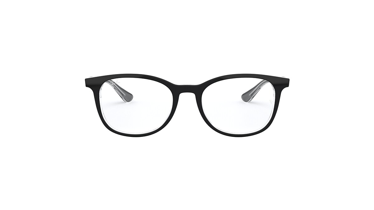 RB5356 OPTICS Eyeglasses with Black On Transparent Frame RB5356 OPTICS Eyeglasses with Black On Transparent Frame