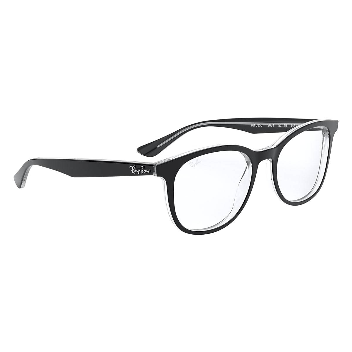 RB5386 OPTICS Eyeglasses with Dark Transparent Blue Frame - RB5386D |  Ray-Ban®