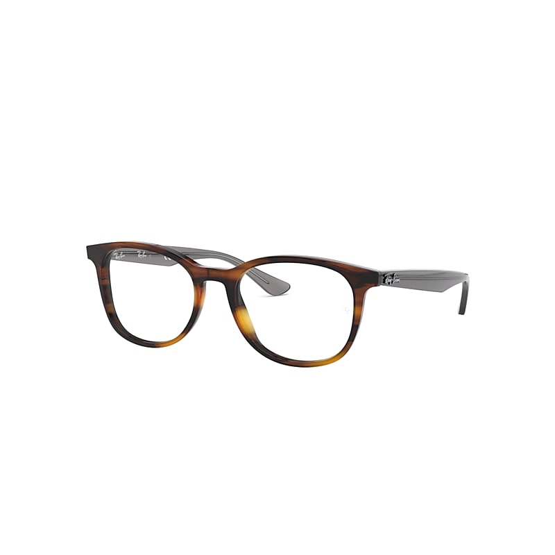 Ray-Ban Rb5356 Optics Eyeglasses Grey Frame Clear Lenses Polarized 52-19