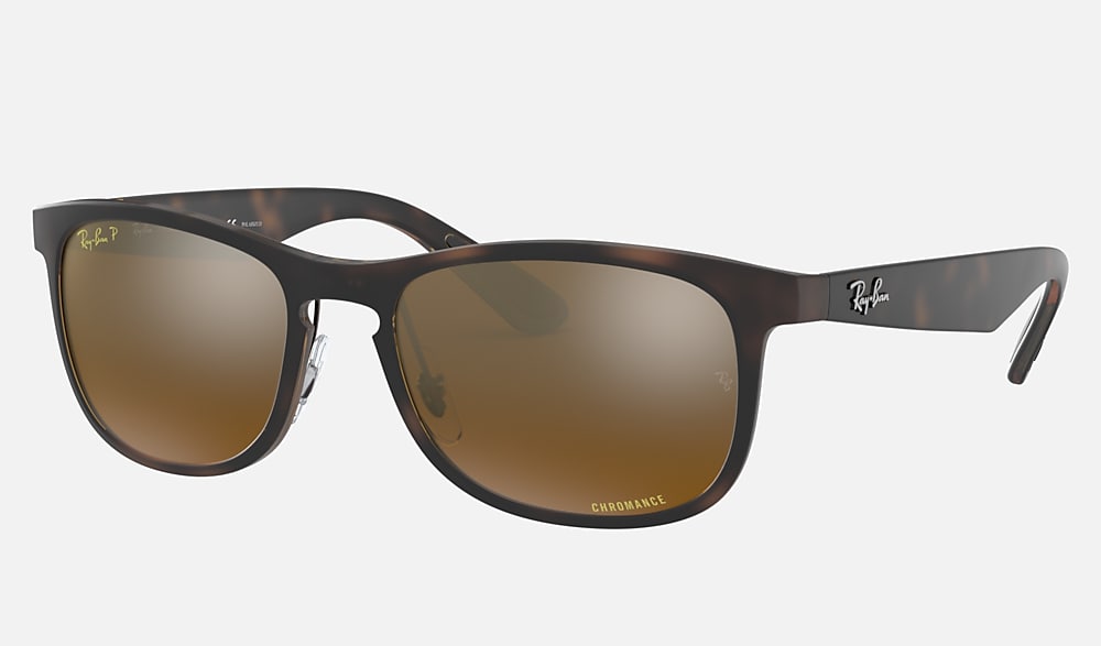 RB4263 CHROMANCE Sunglasses in Havana and Bronze RB4263 Ray Ban