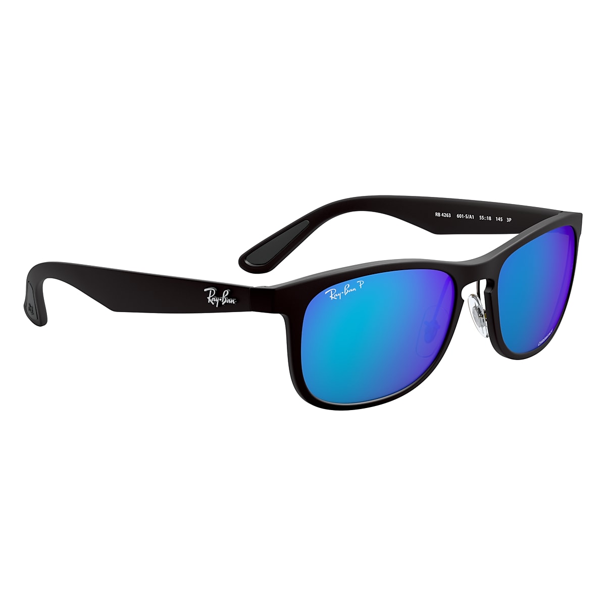 RB4263 CHROMANCE Sunglasses in Black and Blue - RB4263 | Ray-Ban® US