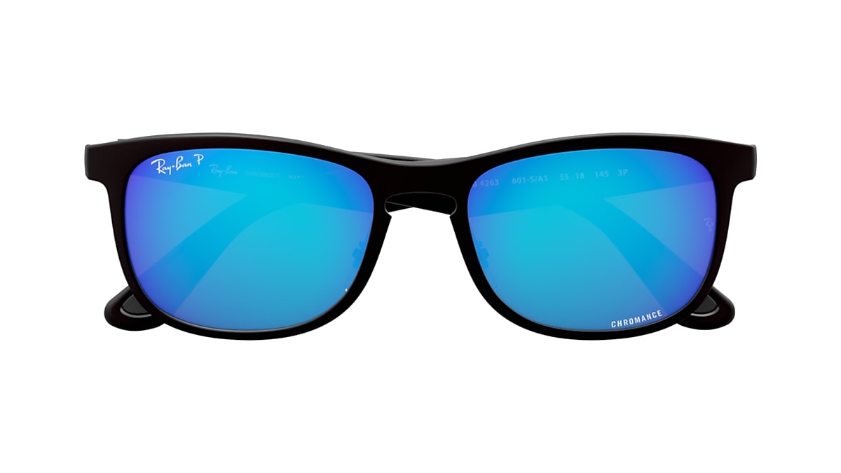 RB4263 CHROMANCE Sunglasses in Black and Blue - RB4263 | Ray-Ban® US