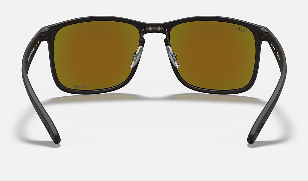 ray-ban 0rb4264 rb4264 chromance 哑光 黑色 sun back