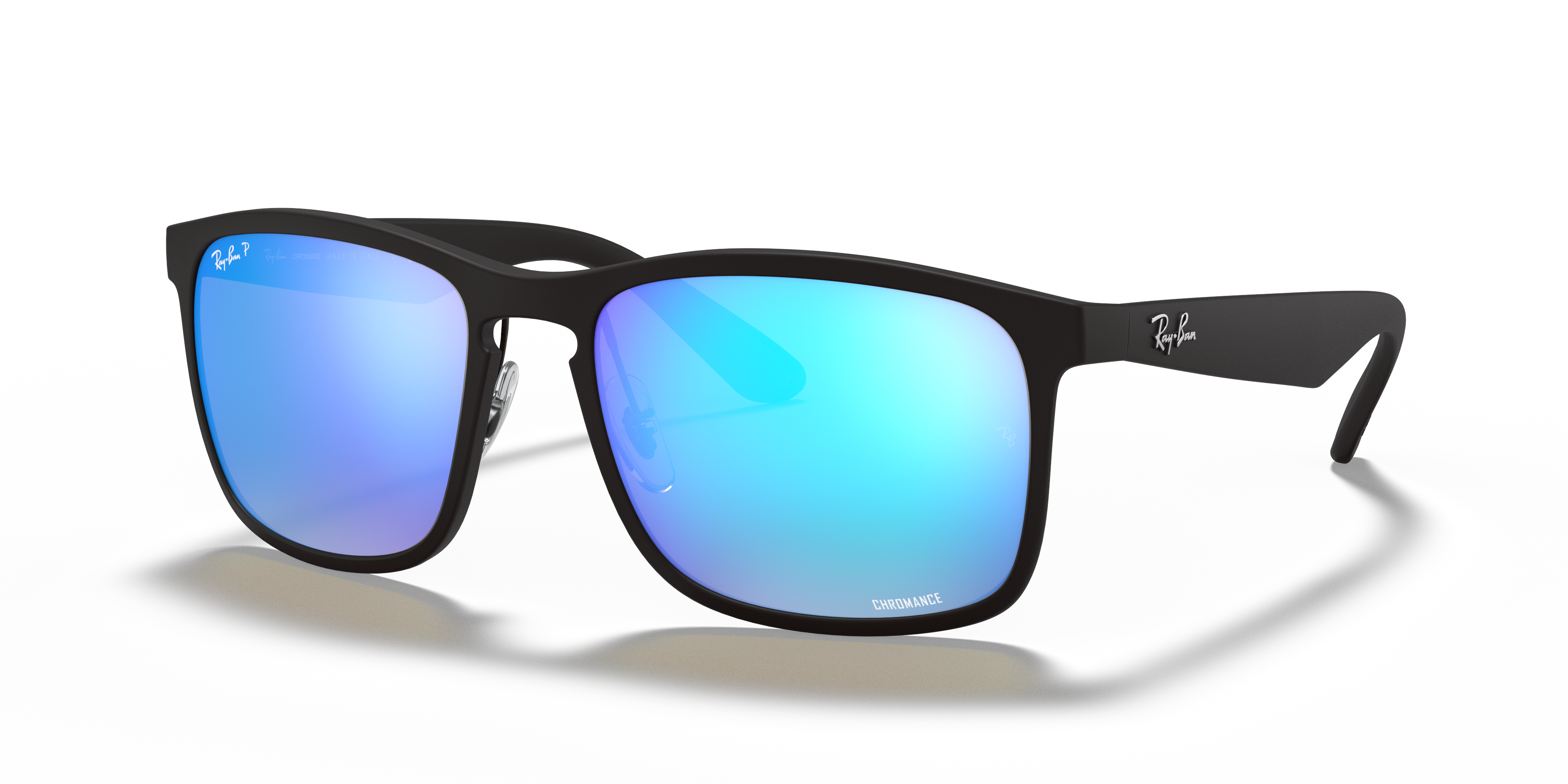 ray ban sunglasses black and blue