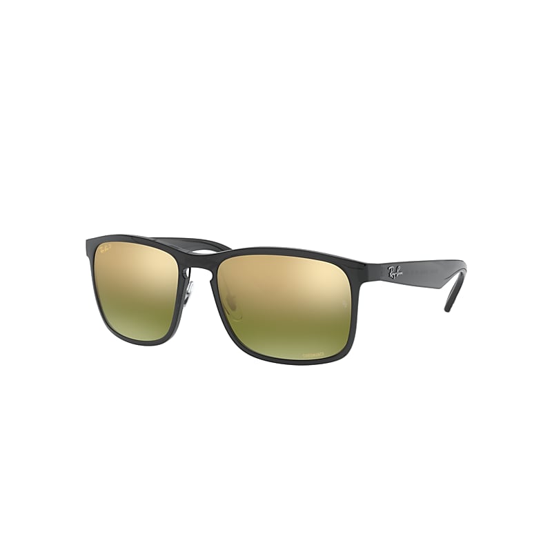 Ray-Ban Rb4264 Chromance Sunglasses Grey Frame Green Lenses Polarized 58-18