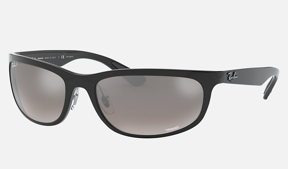 RB4265 CHROMANCE Sunglasses in Black and Silver - Ray-Ban