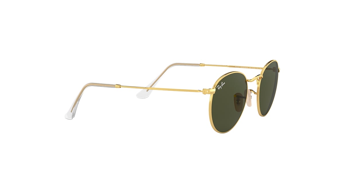 Round Metal Sunglasses in and Green | Ray-Ban®