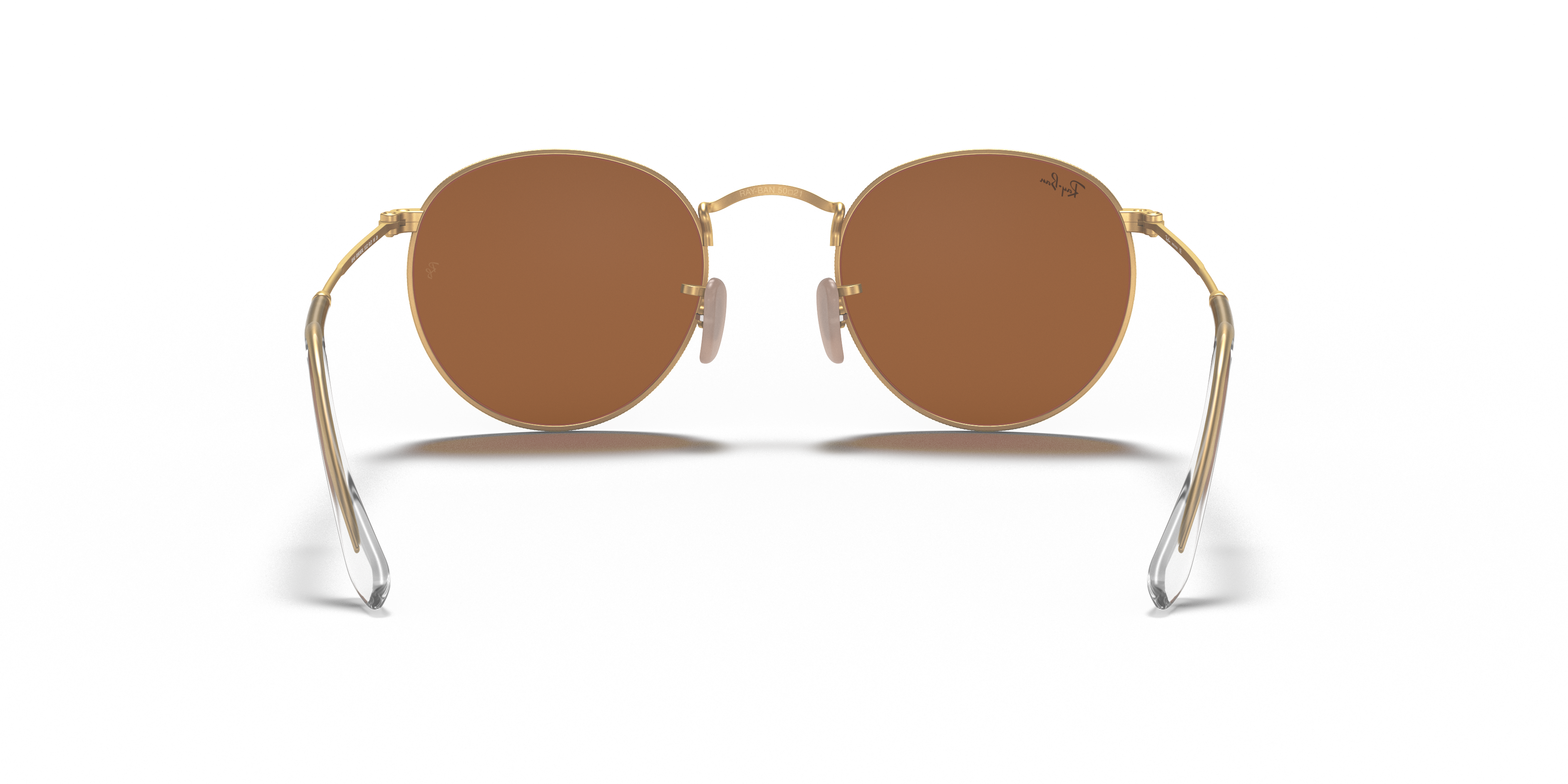 Round Flash Lenses Sunglasses in Gold and Copper | Ray-Ban®