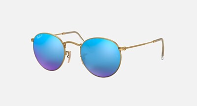 ROUND FLASH LENSES Sunglasses in Bronze-Copper and Lilac  display picture 1