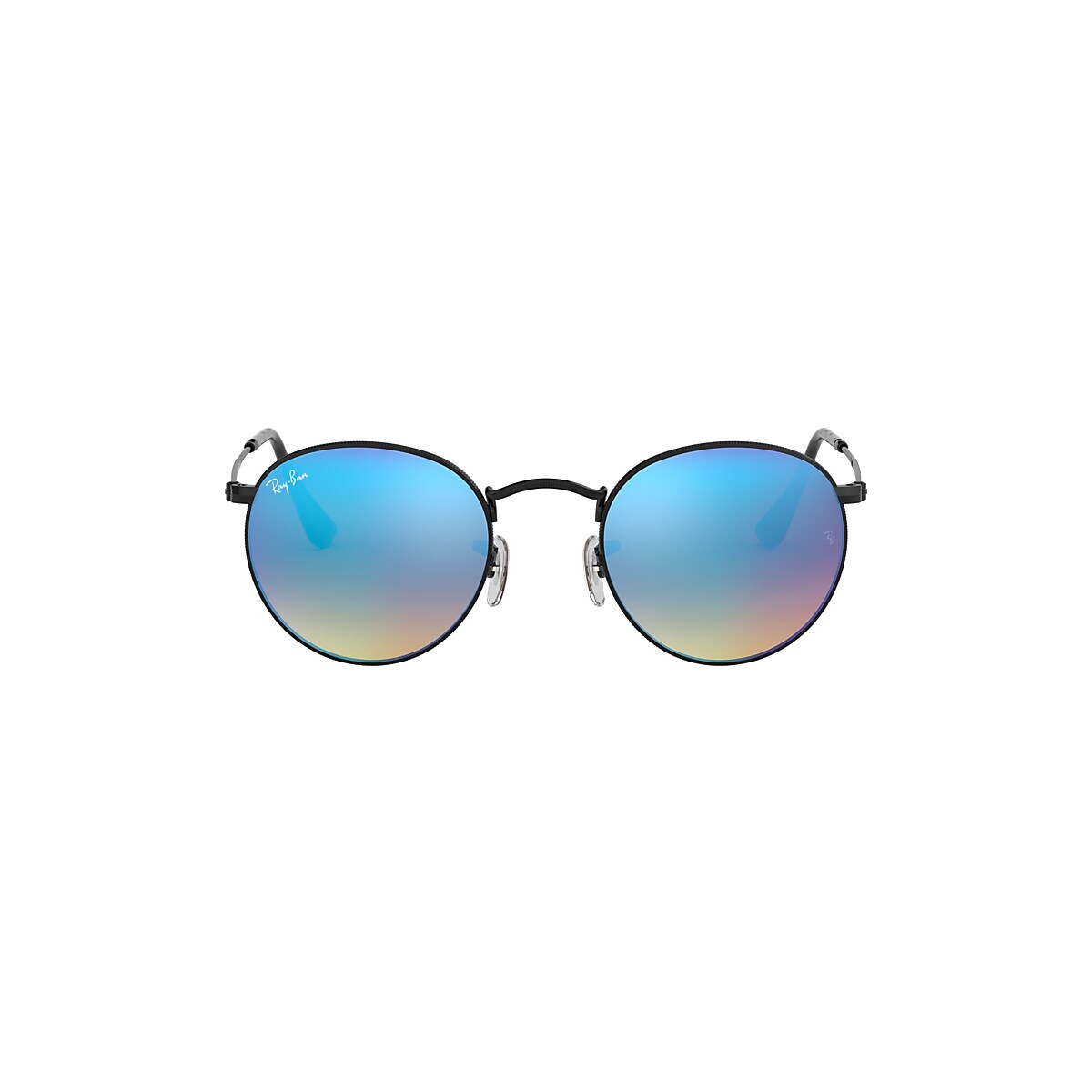 ray ban round flash lenses