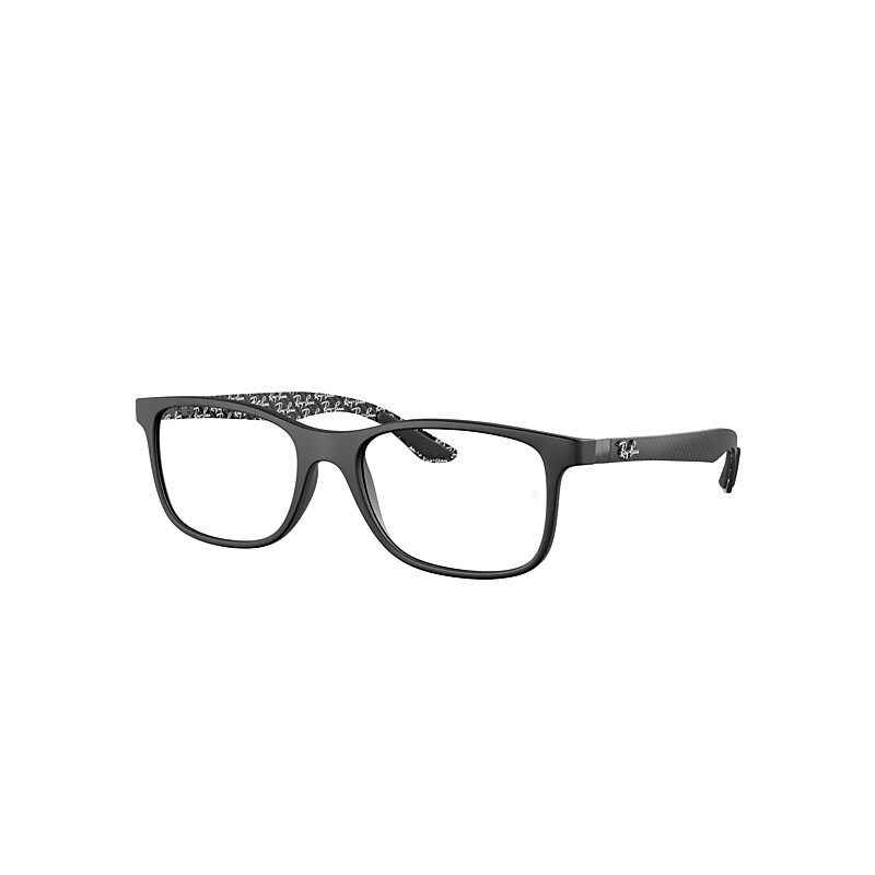 Ray-Ban Rb8903 Optics Eyeglasses Black Frame Clear Lenses Polarized 53-18