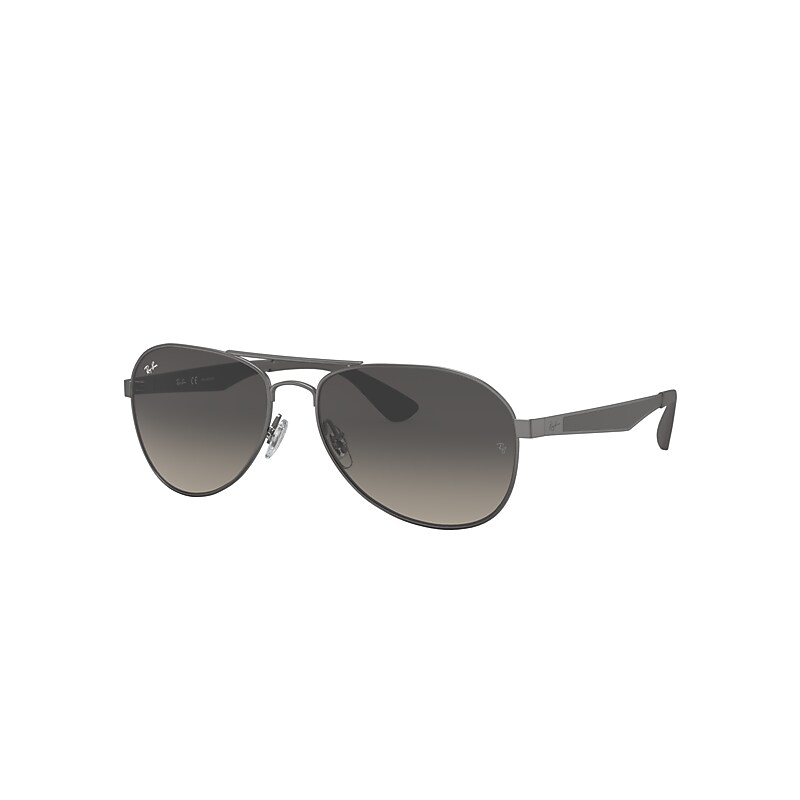 Ray-Ban Rb3549 Sunglasses Grey Frame Grey Lenses 58-16
