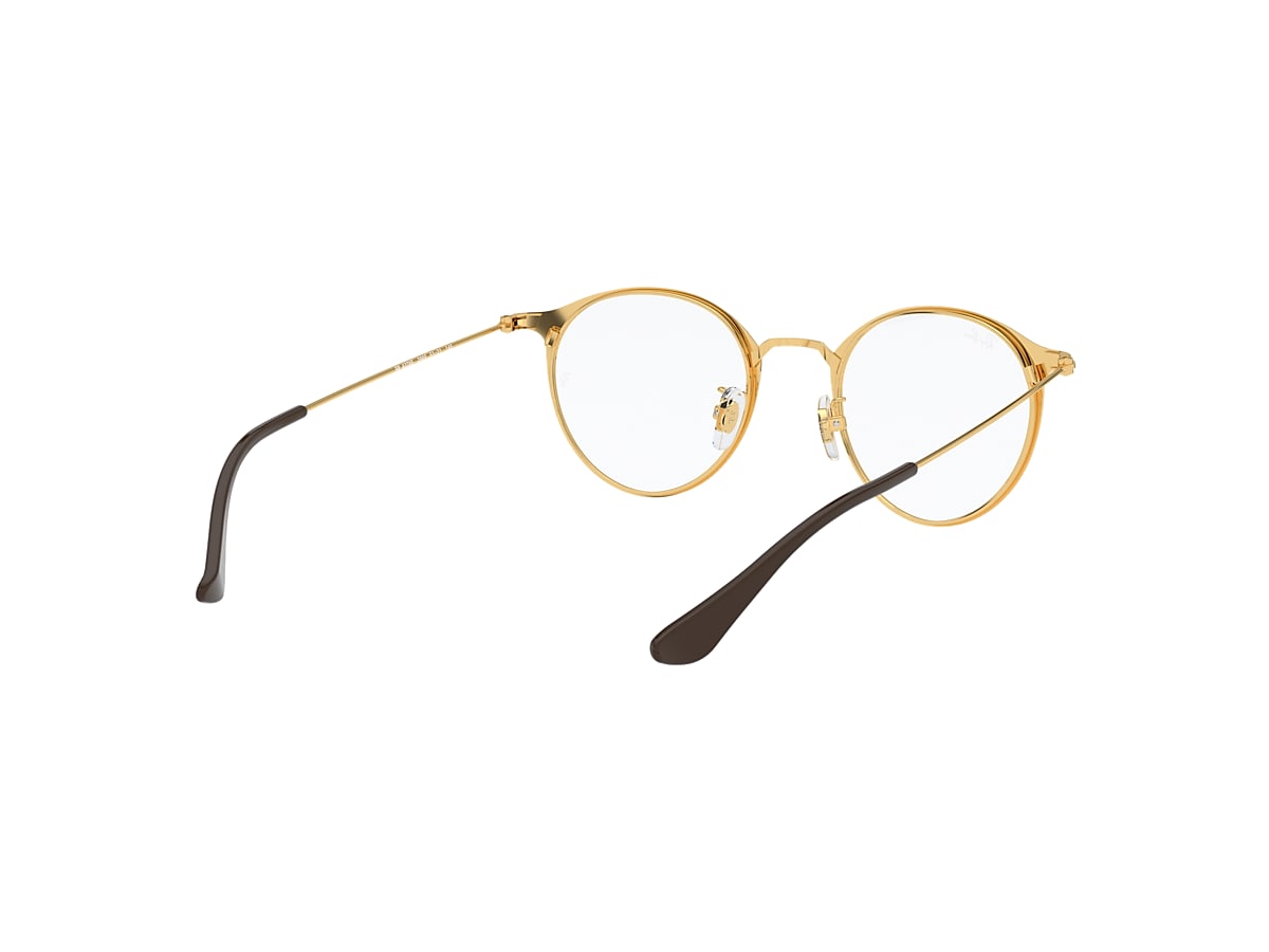 RB6378 OPTICS Eyeglasses with Brown On Gold Frame - RB6378F | Ray 