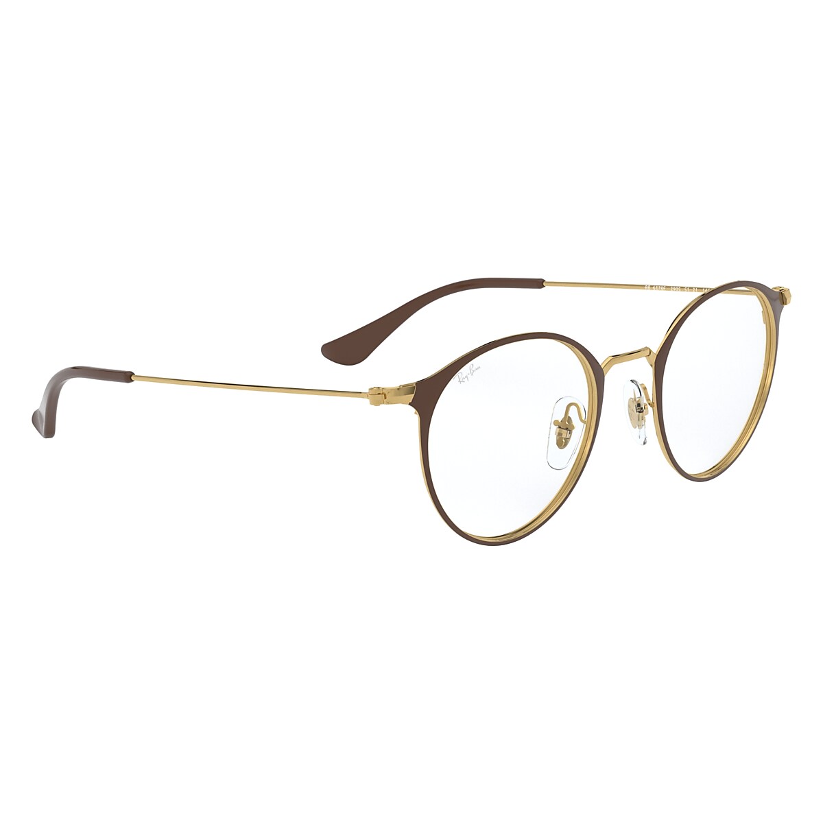 RB6378 OPTICS Eyeglasses with Brown On Gold Frame - RB6378F | Ray 