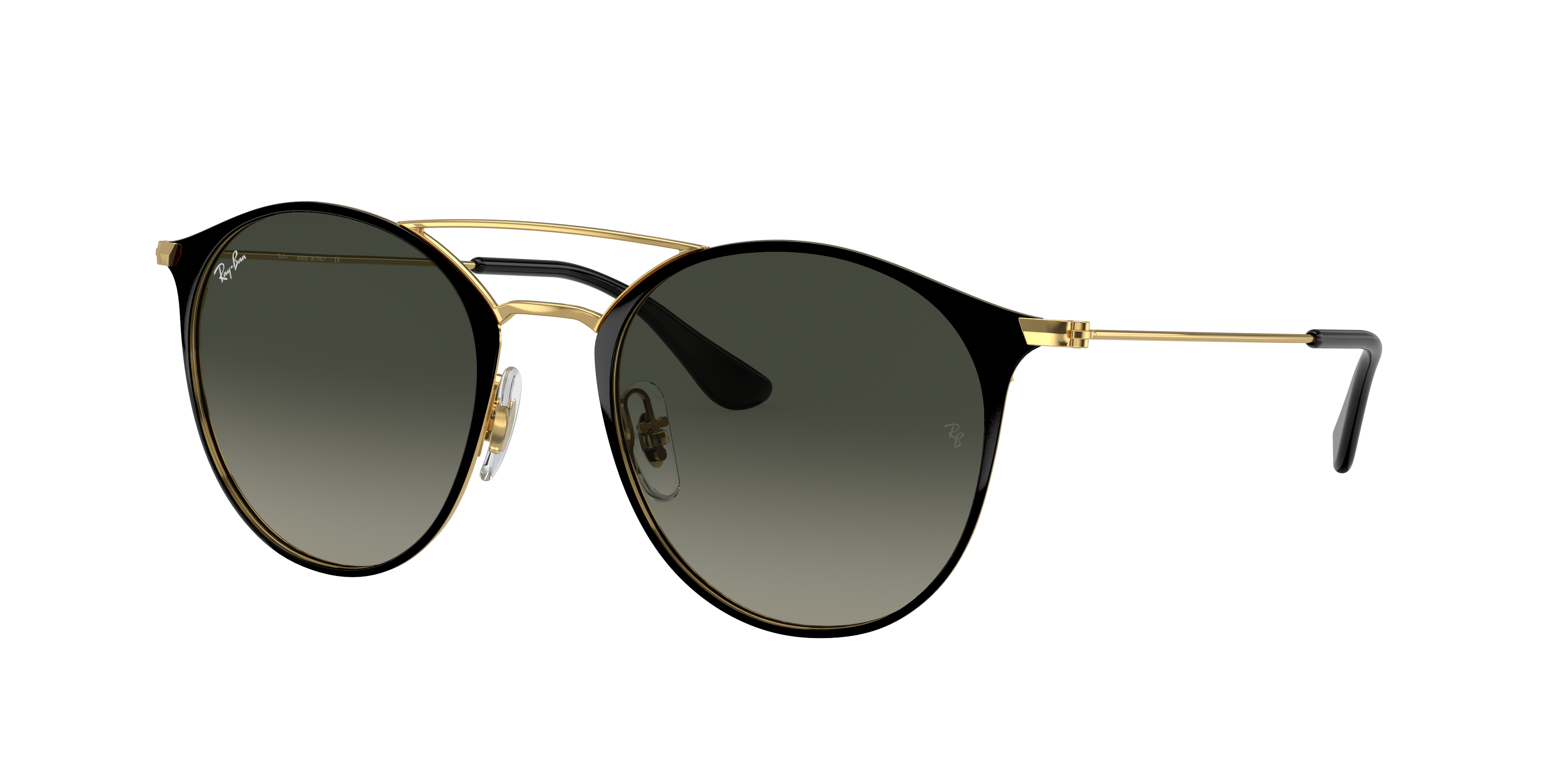 Rb3546 Sunglasses in Black On Gold and Grey | Ray-Ban®