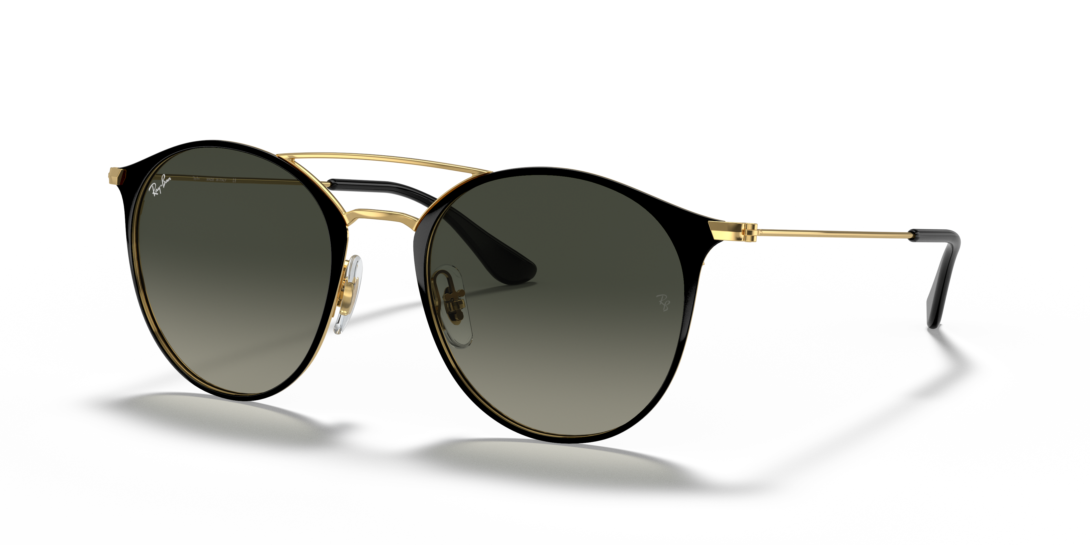 RB3546 Sunglasses in Black On Gold and Grey - RB3546 | Ray-Ban® CA