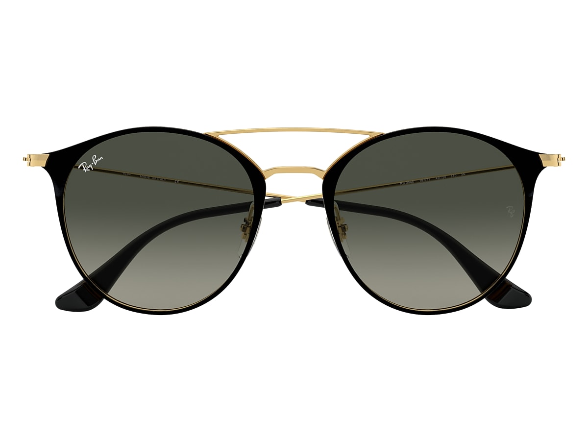 RB3546 Sunglasses in Black On Gold and Grey - RB3546 | Ray-Ban® CA