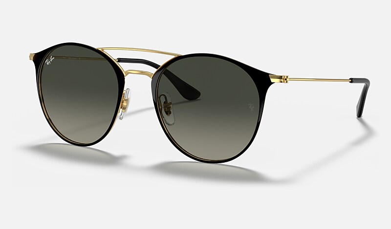 RB3546 Sunglasses in Black On Gold and Grey RB3546 Ray Ban US