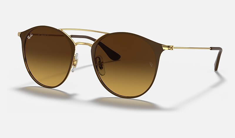 RB3546 Sunglasses in Brown On Gold and Brown - RB3546 | Ray-Ban® US