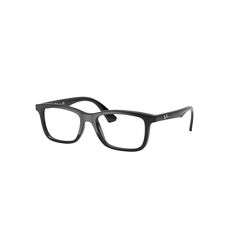 Ray-Ban Rb1562 Optics Kids Eyeglasses Black Frame Clear Lenses Polarized 48-16
