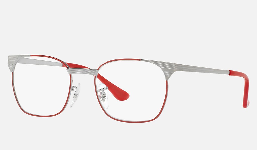 Rb1051 Optics Kids Eyeglasses with Red On Gunmetal Frame | Ray-Ban®