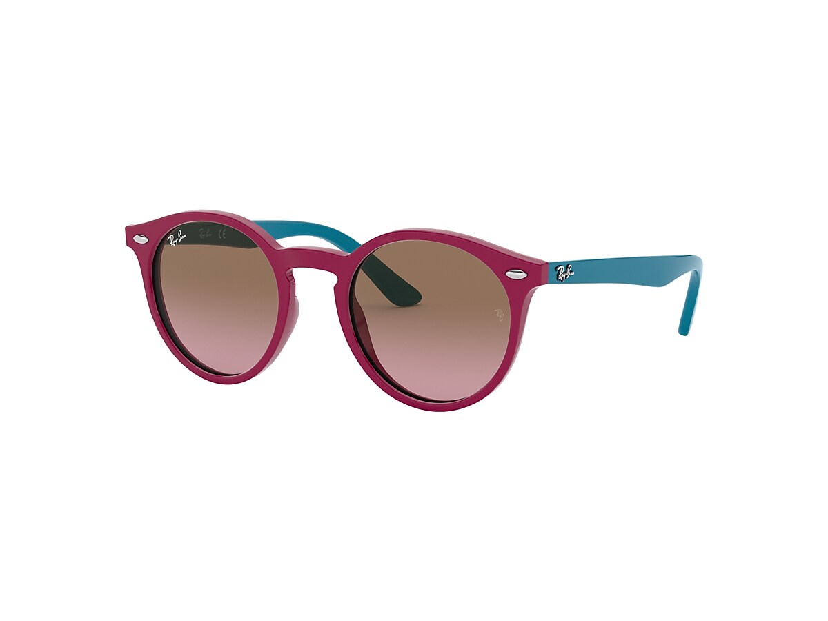 RB9064S KIDS Sunglasses in Fuchsia Fluo and Brown - Ray-Ban