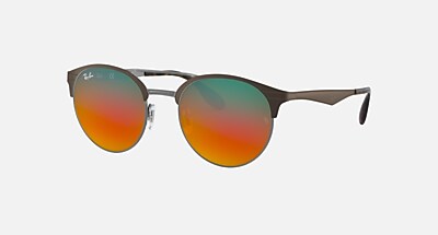 RB3545 Sunglasses in Black and Blue/Violet Gradient Mirror (51-20