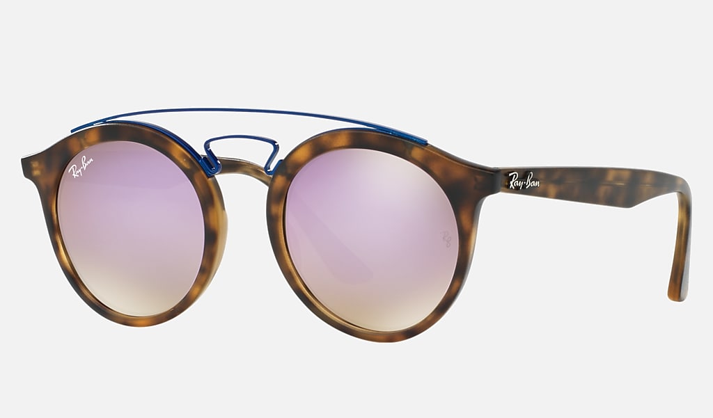 Renderen bodem maat Rb4256 Gatsby I Sunglasses in Havana and Lilac | Ray-Ban®