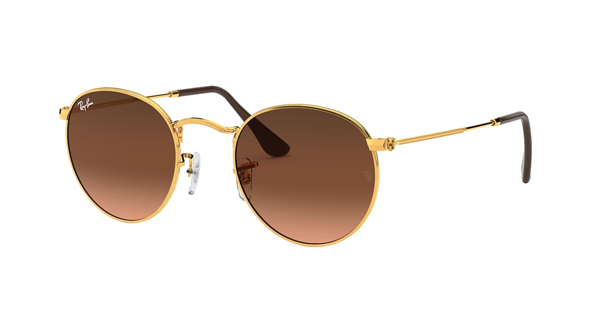 Ray-Ban rb3447v ライトピンク Ray-Ban RB3447 Round Flash Lenses S (50 - 21) with Brown