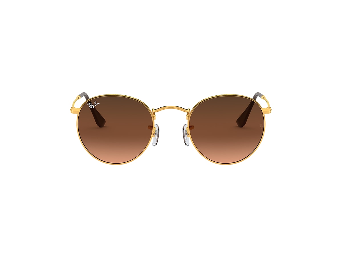 synder Paine Gillic Forud type ROUND METAL Sunglasses in Light Bronze and Pink/Brown - RB3447 | Ray-Ban® US