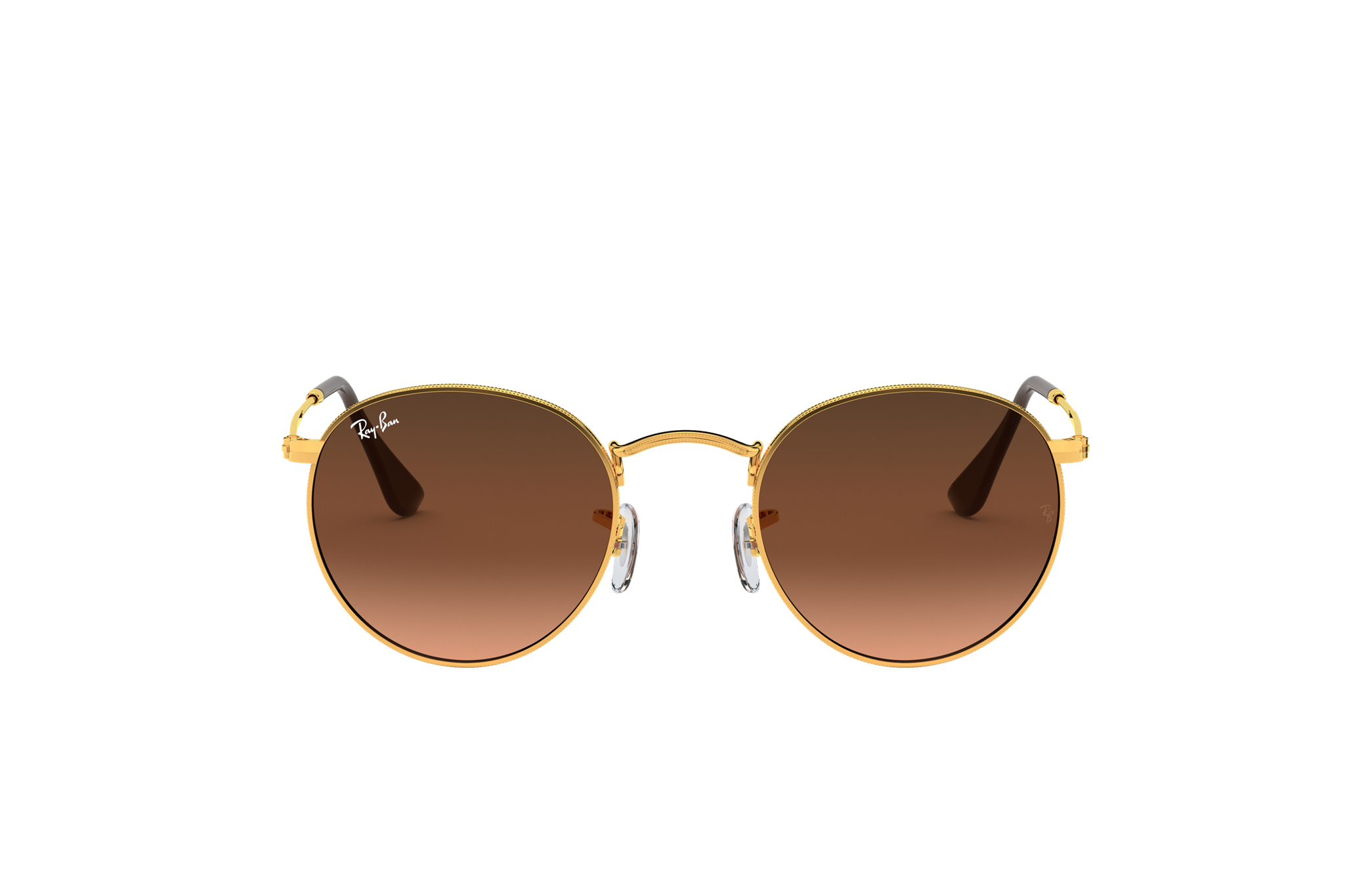 ray ban round bronze copper