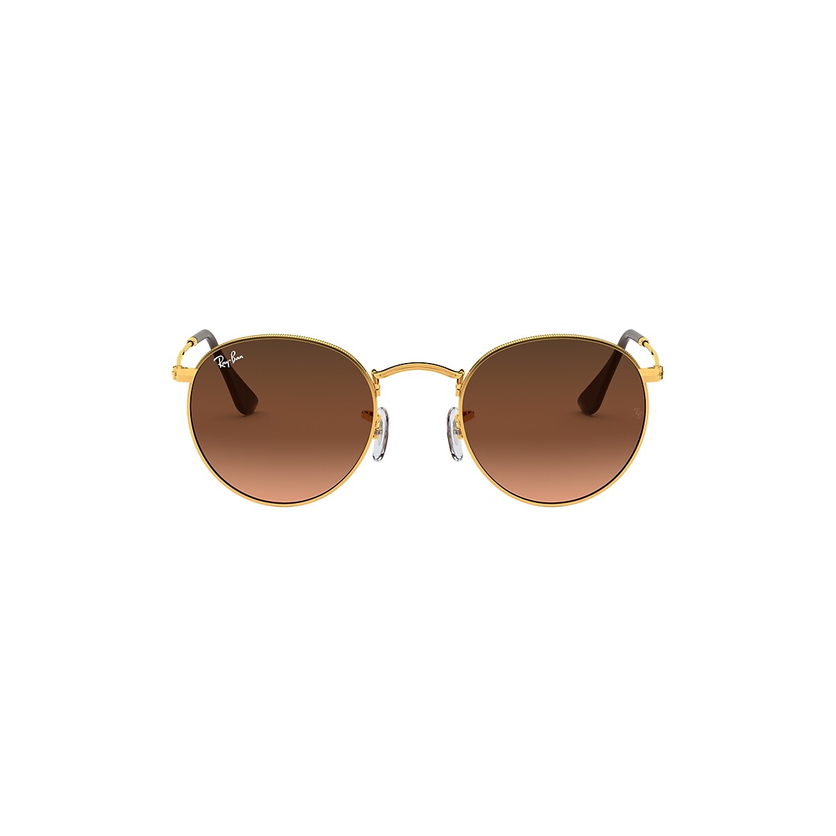 Round Metal Bronze and Pink/Brown | Ray-Ban®