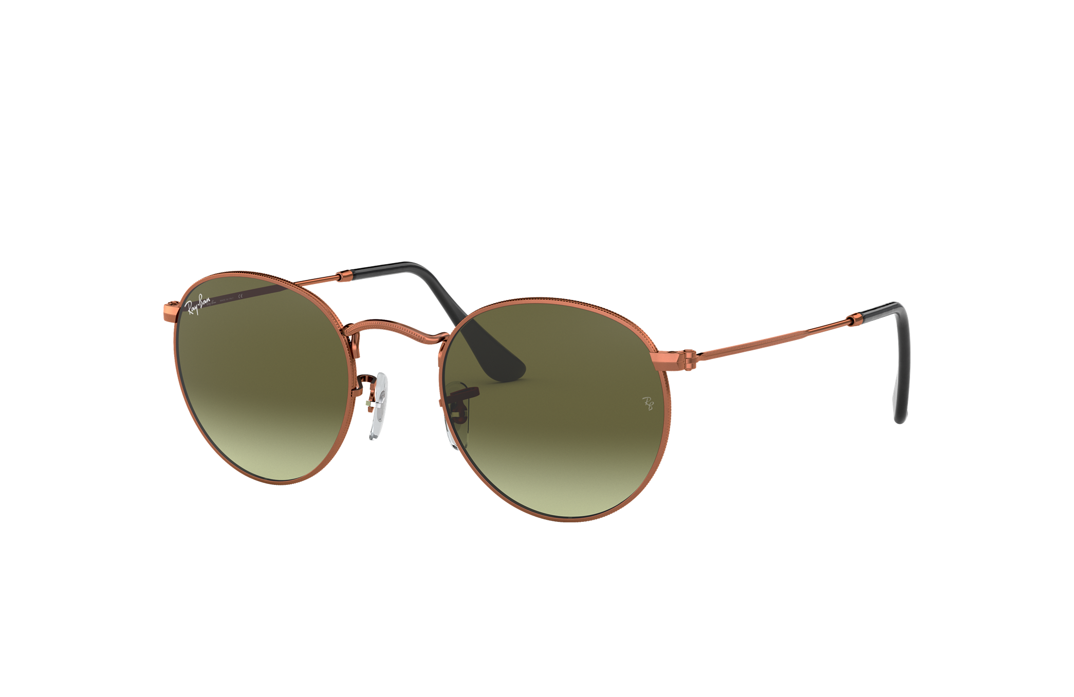 ray ban round bronze copper