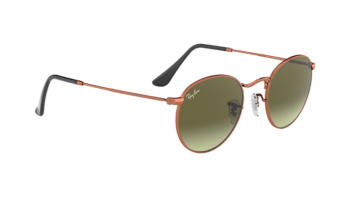 Ray ban round store metal bronze copper