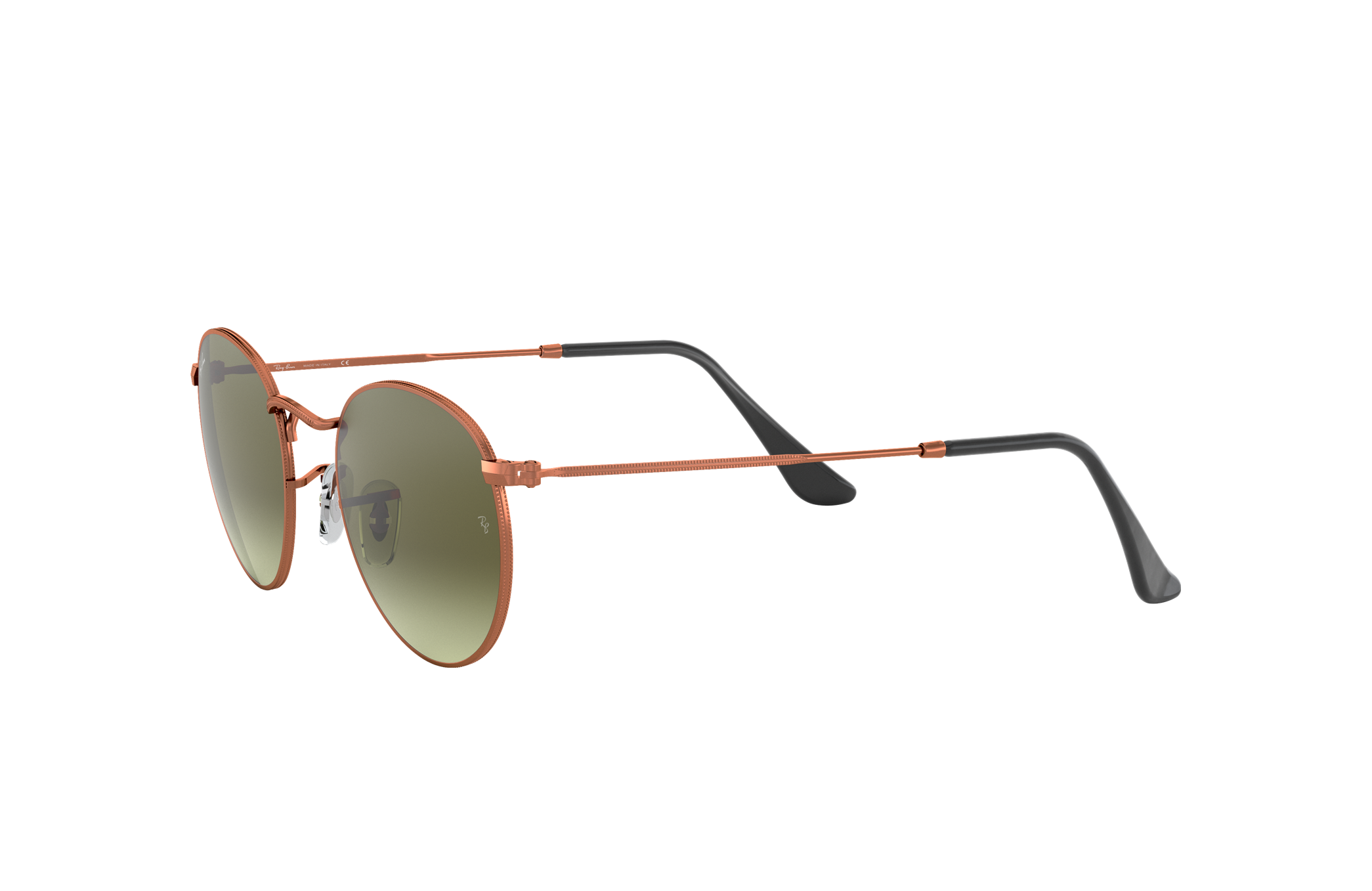 ray ban round bronze