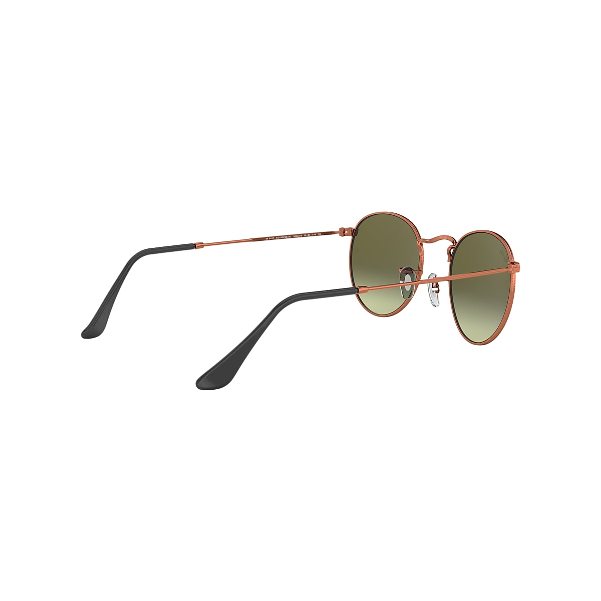 Round Metal Sunglasses in Bronze-Copper and Green | Ray-Ban®