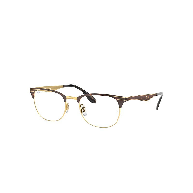 Ray-Ban Rb6346 Eyeglasses Tortoise Frame Clear Lenses Polarized 52-19