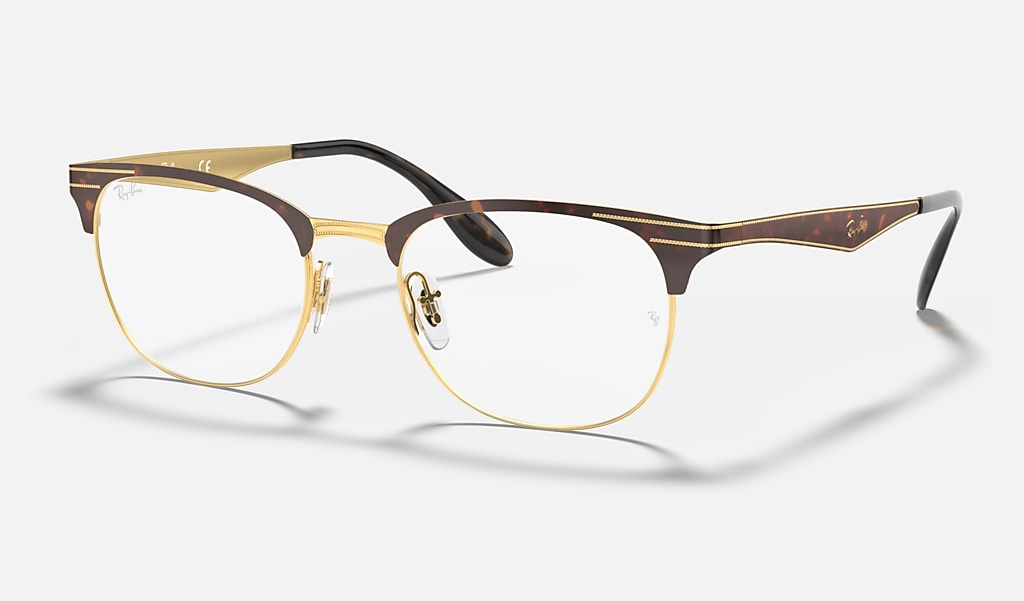 Rb6346 Optics Eyeglasses with Havana On Gold Frame | Ray-Ban®