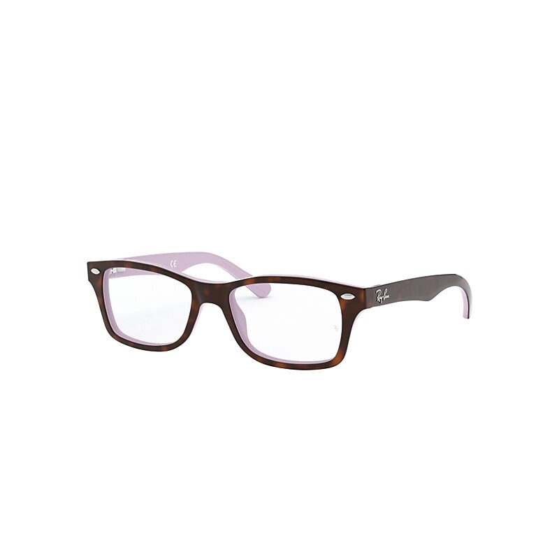 Ray-Ban Junior Rb1531 Optics Kids Eyeglasses Havana Frame Clear Lenses Polarized 46-16