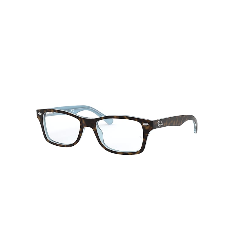 Ray-Ban Junior Rb1531 Optics Kids Eyeglasses Havana Frame Clear Lenses Polarized 46-16