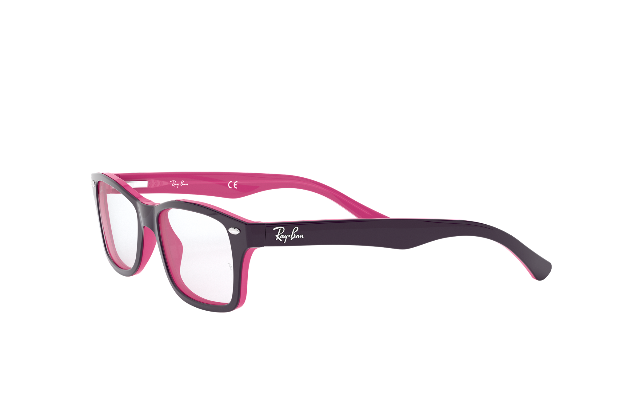 Eyeglasses with Violet Frame 