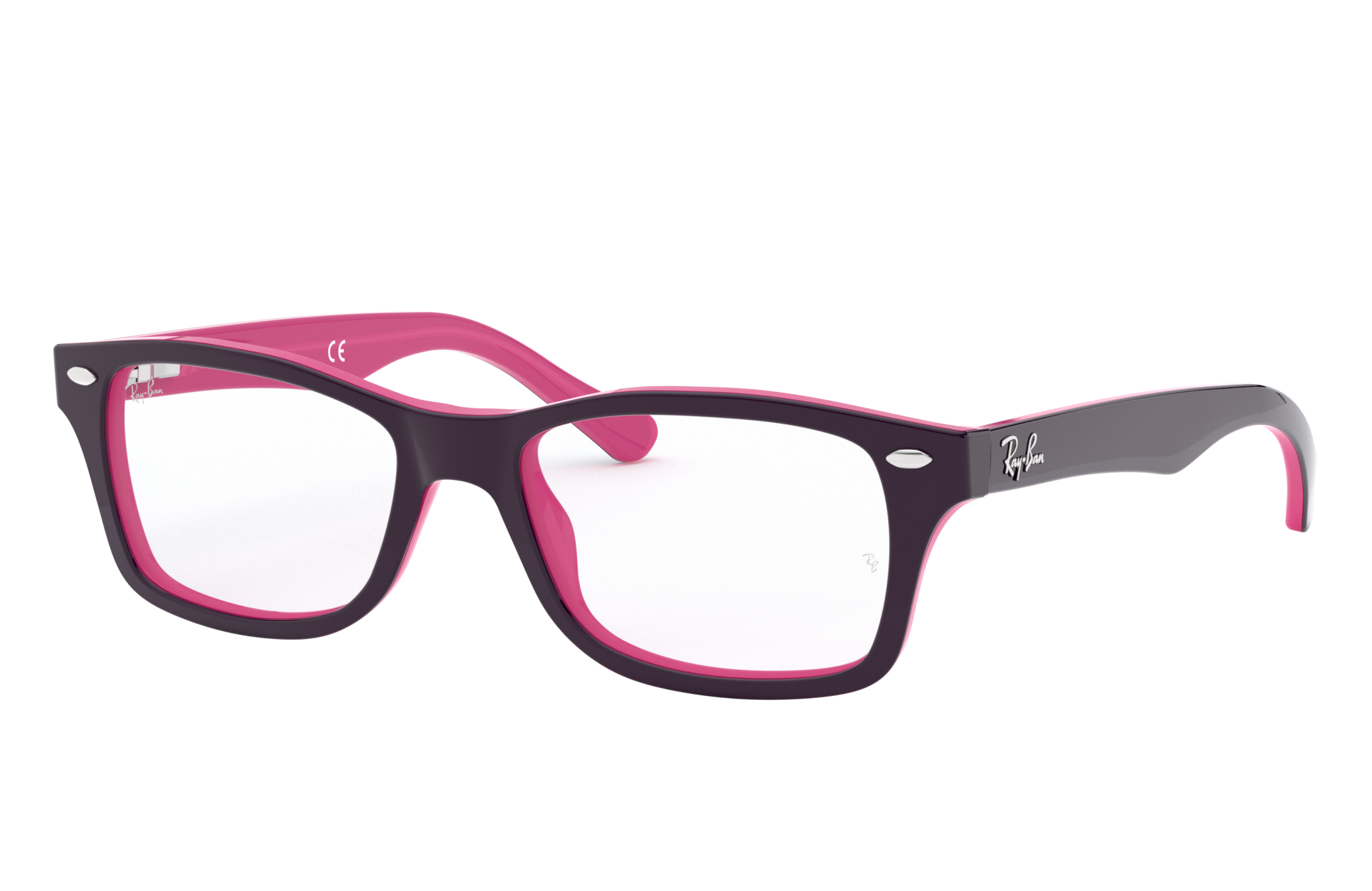 purple ray ban prescription glasses