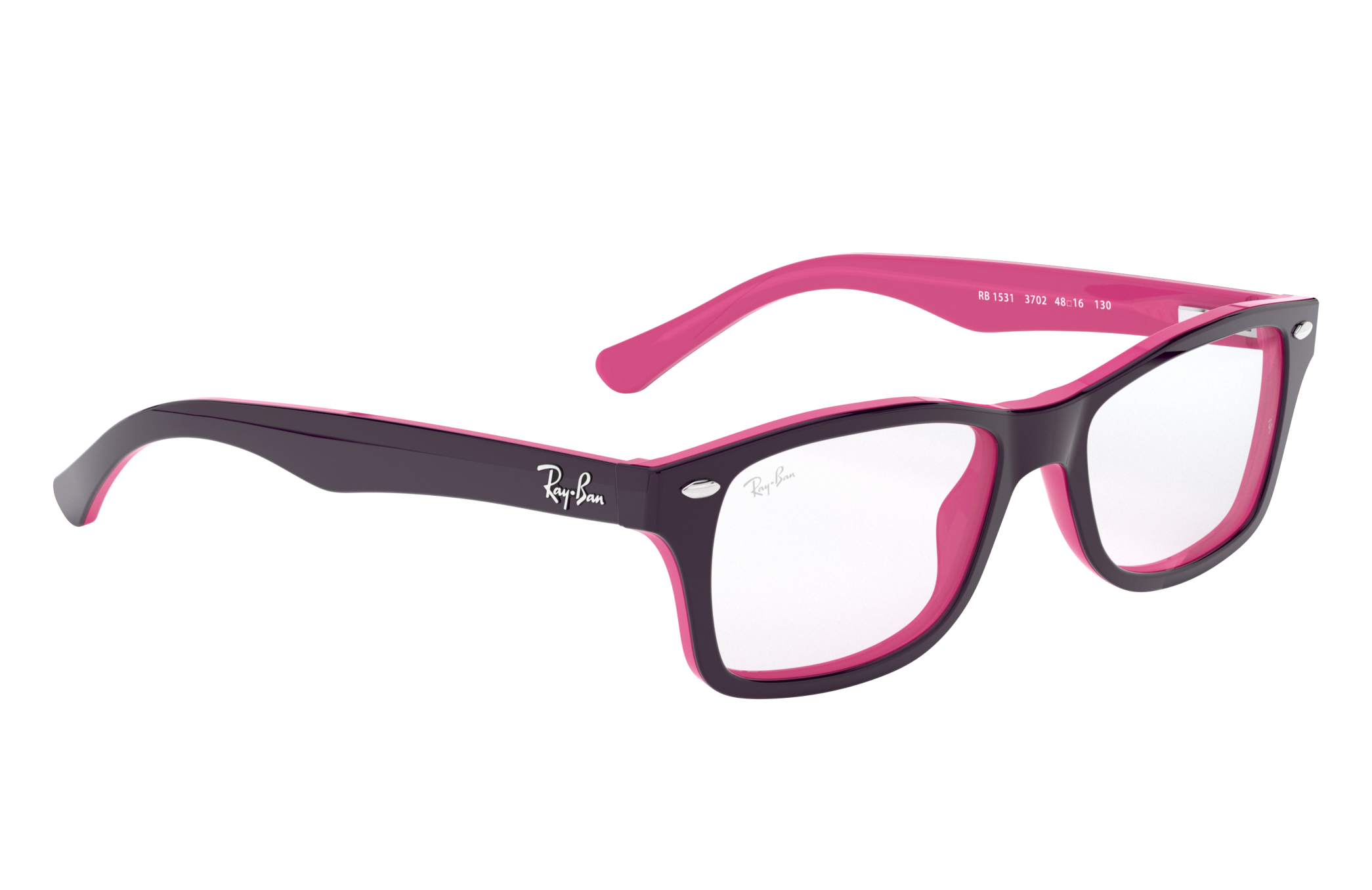 purple ray ban prescription glasses