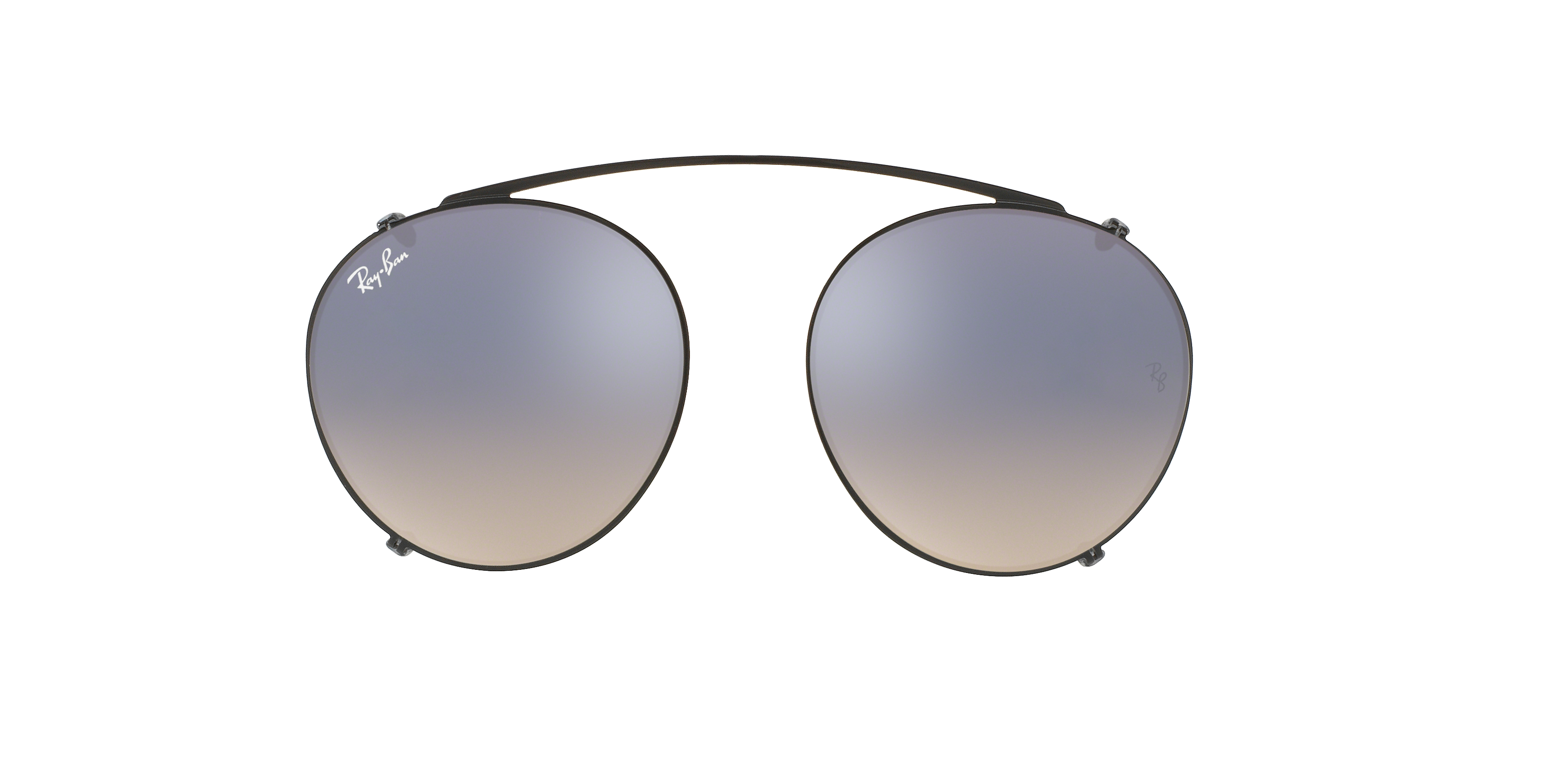 ray ban round clip on