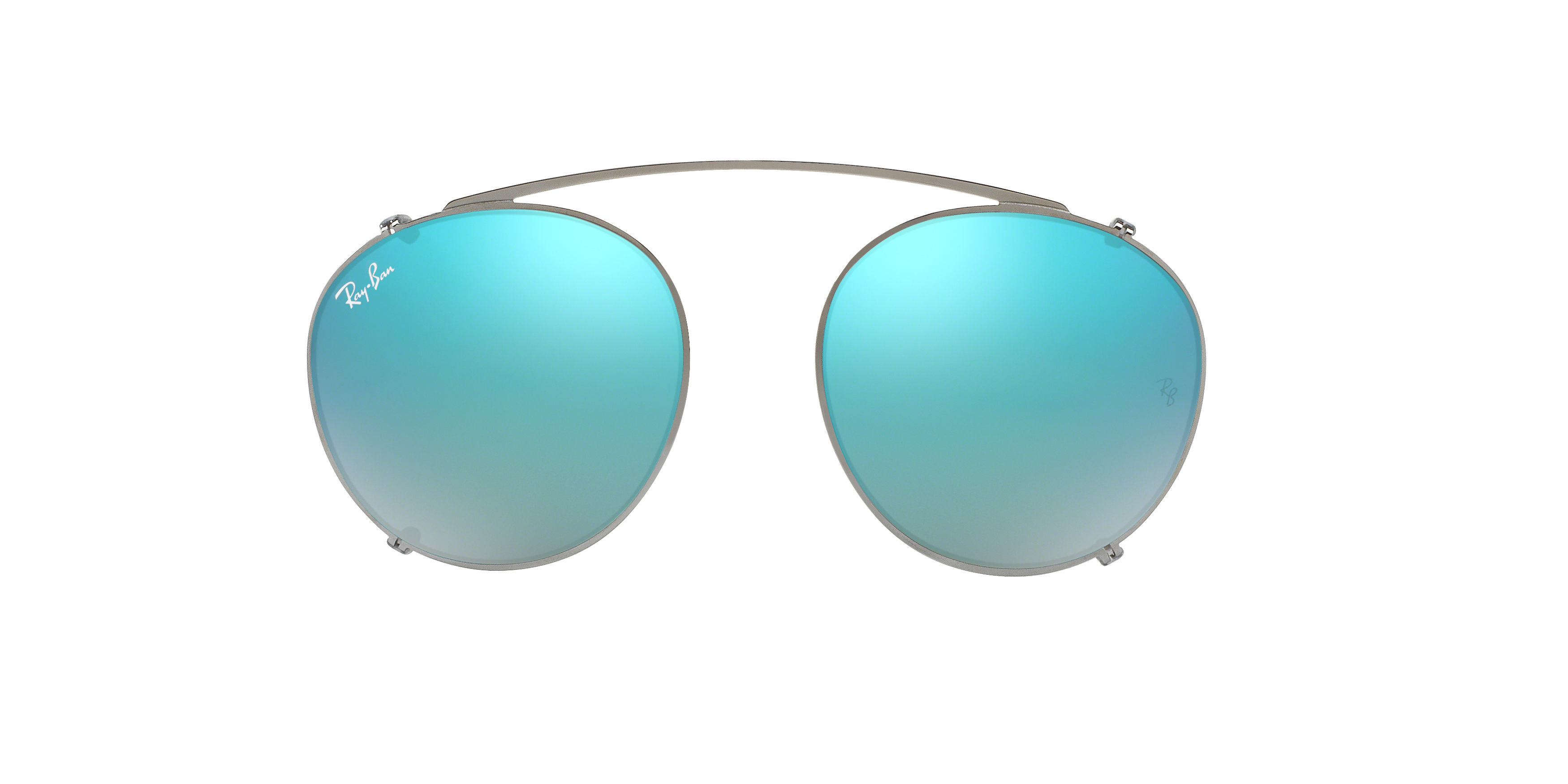 ray ban round clip on