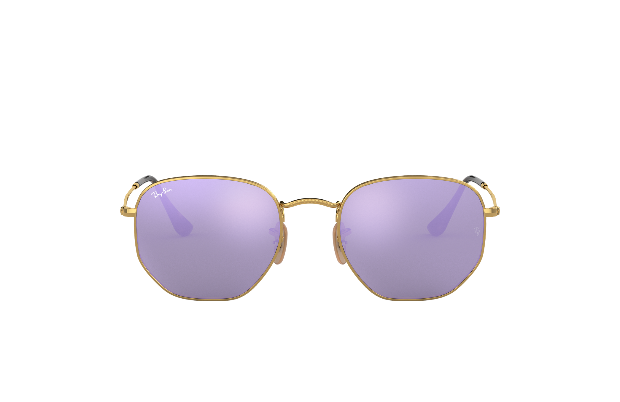 ray ban hexagonal lilac